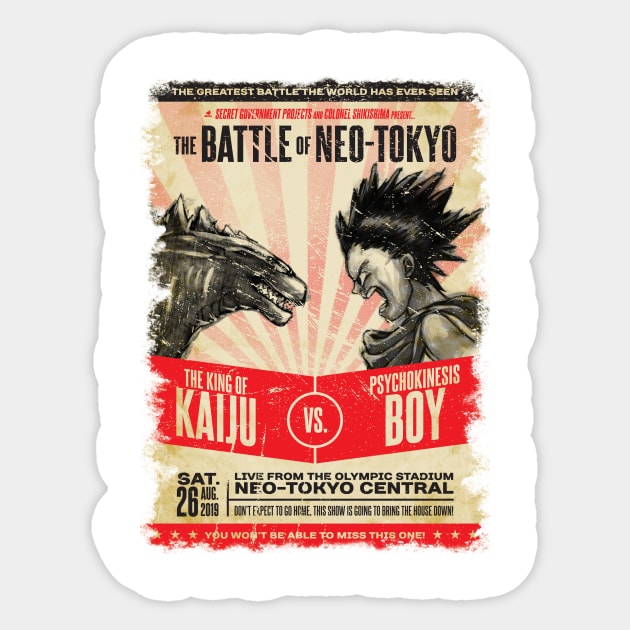 Battle for Tokyo Sticker by losthero